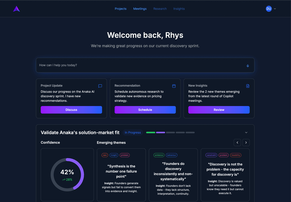 Anaka product screenshot